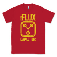 Red Back to the future flux capacitor Classic Tee - artisFamous