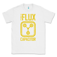 White Back to the future flux capacitor Classic Tee - artisFamous