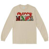Mushroom Christmas merry mama Long Sleeve Tee - BarkalooDesign