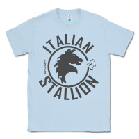 Dusty Blue Italian Stallion Classic Tee - artisFamous