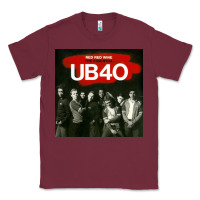 Burgundy THE ESSENTIAL UB 40 Classic Tee - artisFamous
