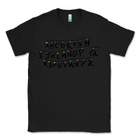 Black stranger alphabets funny Classic Tee - artisFamous