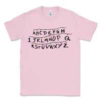 Bubblegum Pink stranger alphabets funny Classic Tee - artisFamous