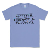 Colony Blue stranger alphabets funny Classic Tee - artisFamous