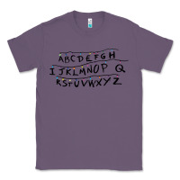 Lavender stranger alphabets funny Classic Tee - artisFamous