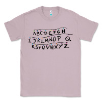 Lilac stranger alphabets funny Classic Tee - artisFamous