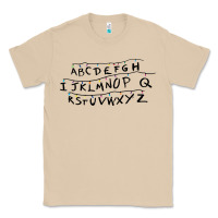 Mushroom stranger alphabets funny Classic Tee - artisFamous