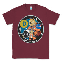 Burgundy doge Classic Tee - artisFamous