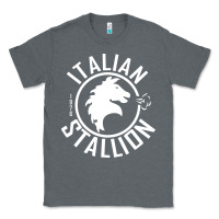 Charcoal Heather Italian Stallion Classic Tee - artisFamous