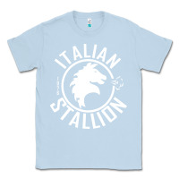 Dusty Blue Italian Stallion Classic Tee - artisFamous