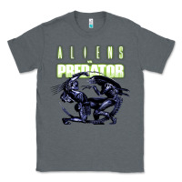 Charcoal Heather Predator Alien Classic Tee - artisFamous