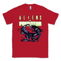 Red Predator Alien Classic Tee - artisFamous