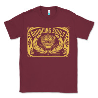 Burgundy Bouncing Souls The Scream Of King Classic Tee - artisFamous