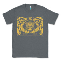 Charcoal Heather Bouncing Souls The Scream Of King Classic Tee - artisFamous