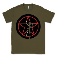 Army Green Rush Starman Classic Tee - artisFamous