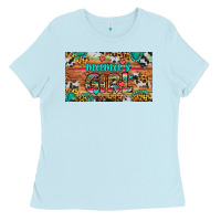 Baby Blue mama's girl sippy cup Ladies Tee - Artiststas