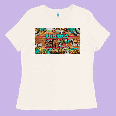 Mama's Girl Sippy Cup Ladies Tee Designed By Artiststas