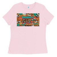 Bubblegum Pink mama's girl sippy cup Ladies Tee - Artiststas