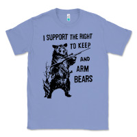 Colony Blue bear arms 2nd amendment funny hunting Classic Tee - artisFamous