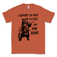 Copper bear arms 2nd amendment funny hunting Classic Tee - artisFamous