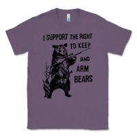 Lavender bear arms 2nd amendment funny hunting Classic Tee - artisFamous