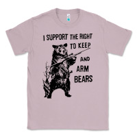 Lilac bear arms 2nd amendment funny hunting Classic Tee - artisFamous