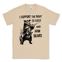 Mushroom bear arms 2nd amendment funny hunting Classic Tee - artisFamous