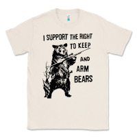 Natural bear arms 2nd amendment funny hunting Classic Tee - artisFamous