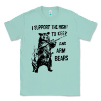Seafoam bear arms 2nd amendment funny hunting Classic Tee - artisFamous