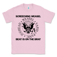 Bubblegum Pink Screeching Weasel Beat Is On The Brat Classic Tee - artisFamous
