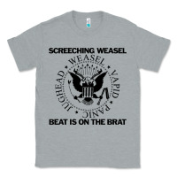 Heather Grey Screeching Weasel Beat Is On The Brat Classic Tee - artisFamous