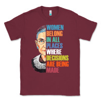 Burgundy women belong in all places r.u.th bader gins.burg r.b.g t shirt Classic Tee - artisFamous