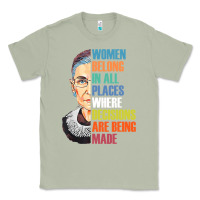 Matcha women belong in all places r.u.th bader gins.burg r.b.g t shirt Classic Tee - artisFamous