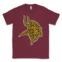 Burgundy Viking Style Classic Tee - artisFamous
