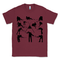 Burgundy billiards Classic Tee - artisFamous