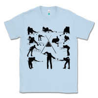 Dusty Blue billiards Classic Tee - artisFamous