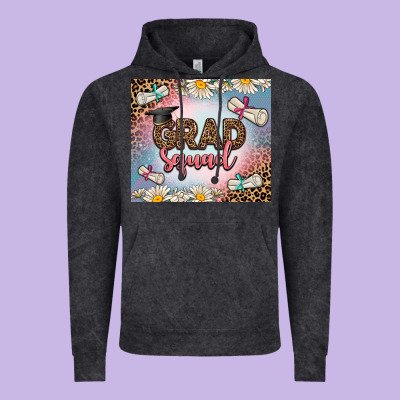 Grad Squad Vintage Hoodie Designed By Adodesignshop