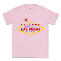 Bubblegum Pink Welcome to Fabulous Las Vegas Nevada Classic Tee - artisFamous