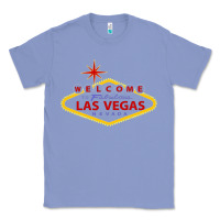 Colony Blue Welcome to Fabulous Las Vegas Nevada Classic Tee - artisFamous
