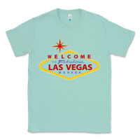 Seafoam Welcome to Fabulous Las Vegas Nevada Classic Tee - artisFamous