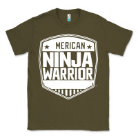 Army Green american ninja warrior Classic Tee - artisFamous