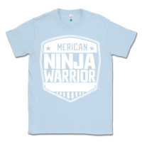 Dusty Blue american ninja warrior Classic Tee - artisFamous