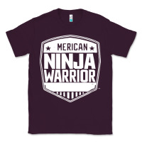 Plum american ninja warrior Classic Tee - artisFamous