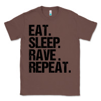 Chestnut eat sleep rave repeat Classic Tee - artisFamous