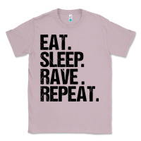 Lilac eat sleep rave repeat Classic Tee - artisFamous