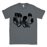 Charcoal Heather Octopus Classic Tee - artisFamous