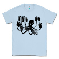 Dusty Blue Octopus Classic Tee - artisFamous