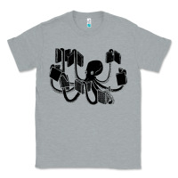 Heather Grey Octopus Classic Tee - artisFamous