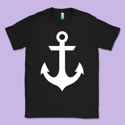 Preppy Nautical Anchor Classic Tee Designed By Artisfamous