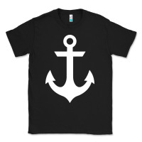 Black preppy nautical anchor Classic Tee - artisFamous